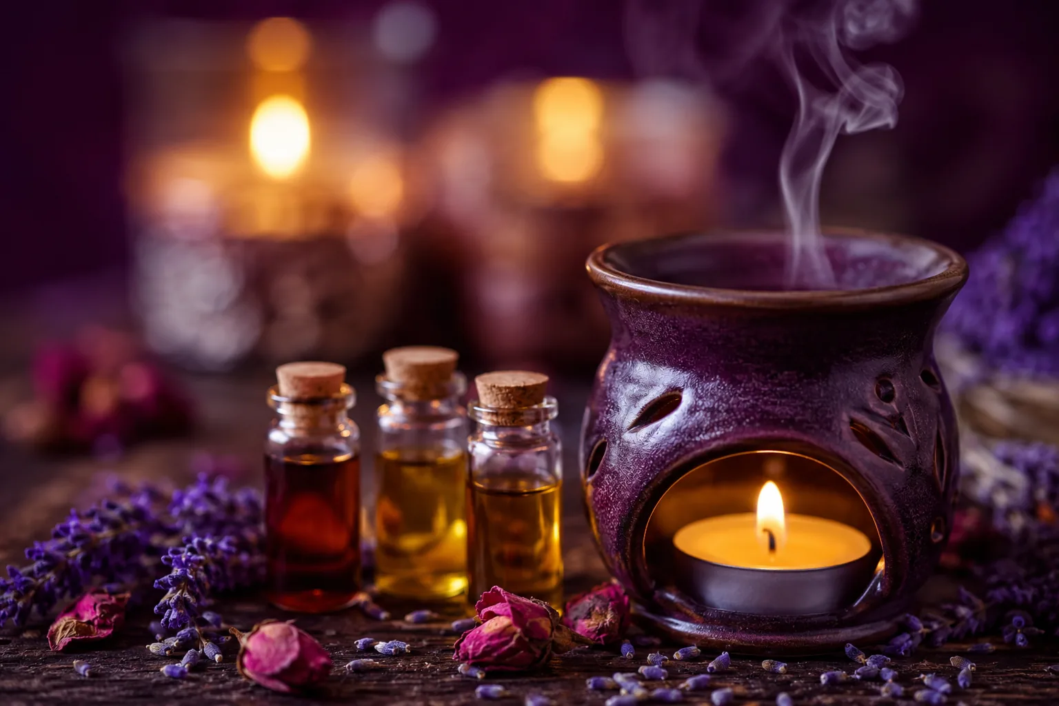 Aromaterapi yağı ve brülör — Lila Spa, Çatalca misafirlerine hizmet veren salon