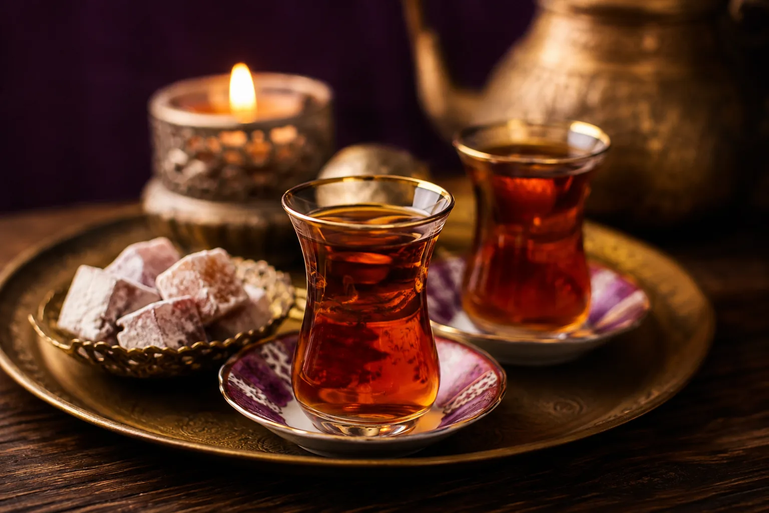 Karşılama çayı servisi — Lila Spa, Çatalca misafirlerine hizmet veren salon
