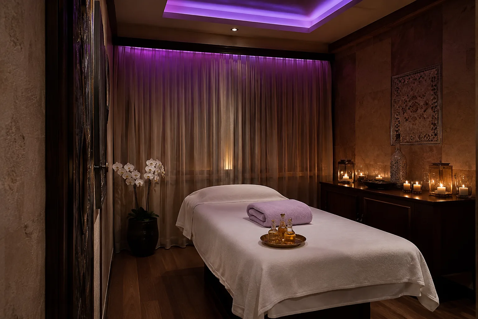 Masaj odasının genel görünümü — Lila Spa, Çatalca misafirlerine hizmet veren salon